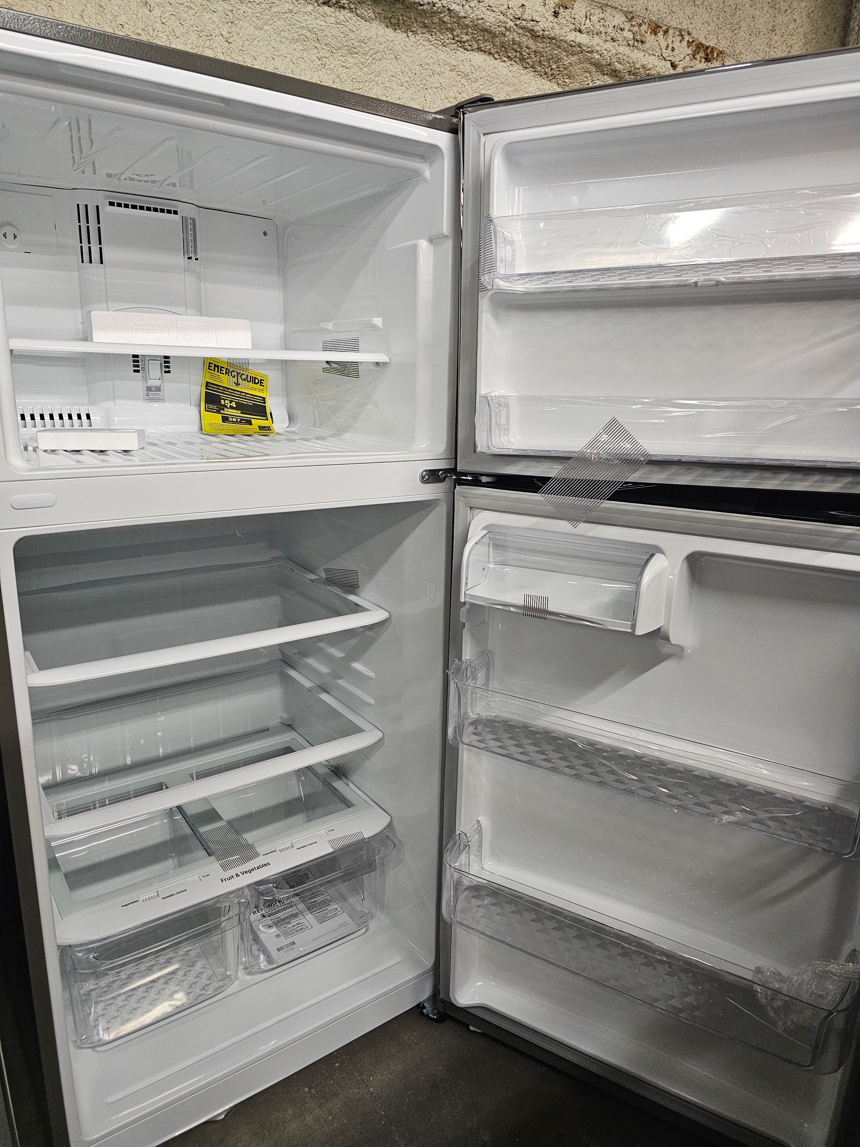 LG 20.2 Cu. Ft. Top-Freezer Refrigerator Stainless Steel